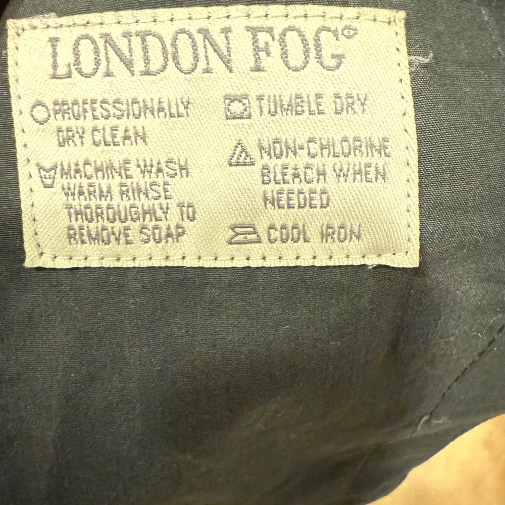 London Fog Men's Olive Trench Coat - Picture 10 of 13